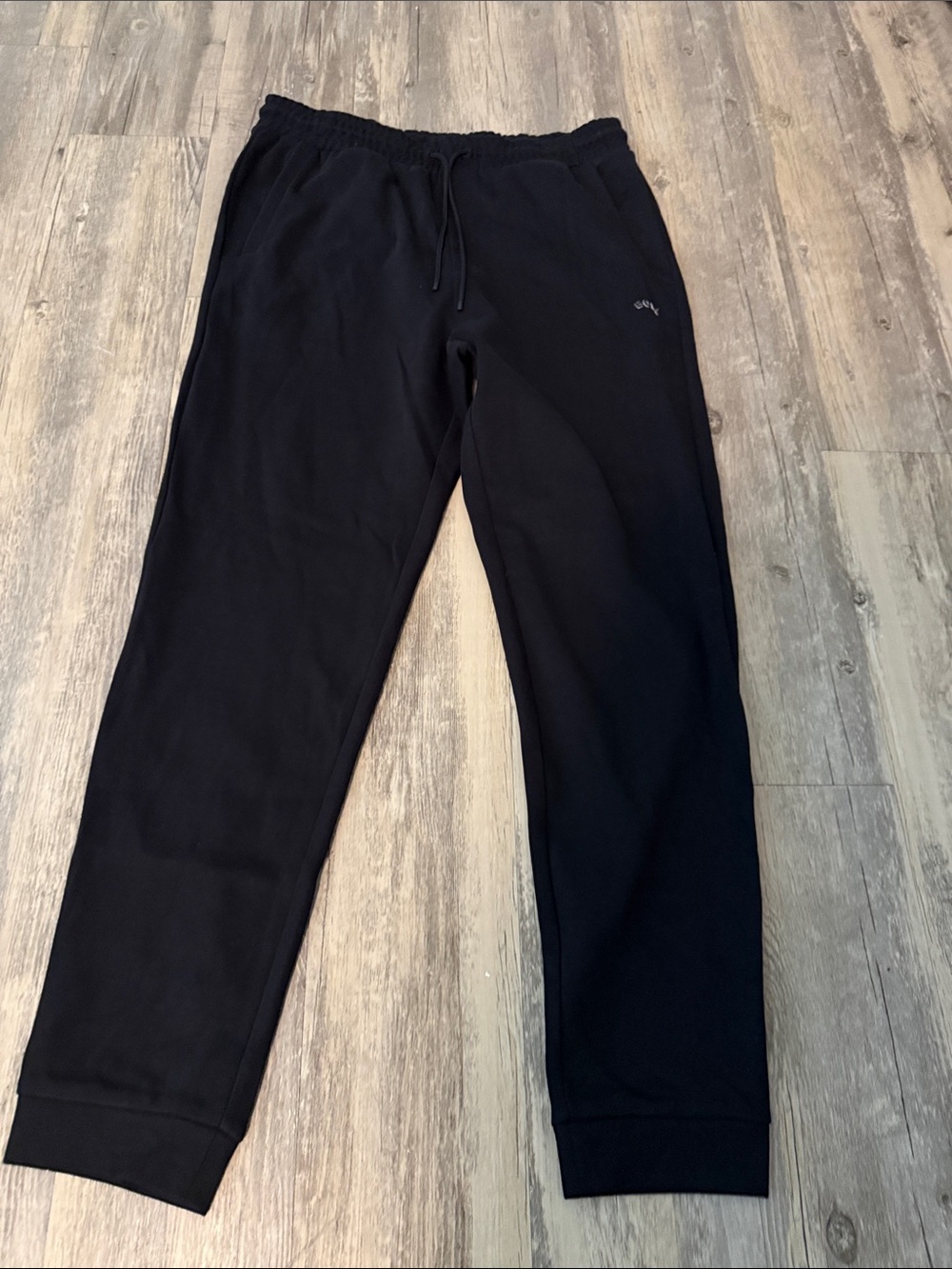 New. Boss Men's Black Drawstring Joggers